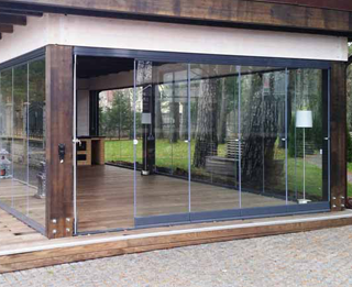 Стеклянные беседки