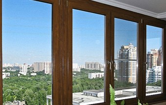 Ламинация окон ПВХ под дерево